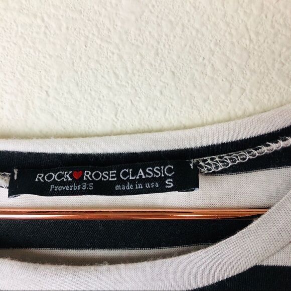 EUC Rock & Rose Classic Striped Tunic Top - Picture 4 of 7